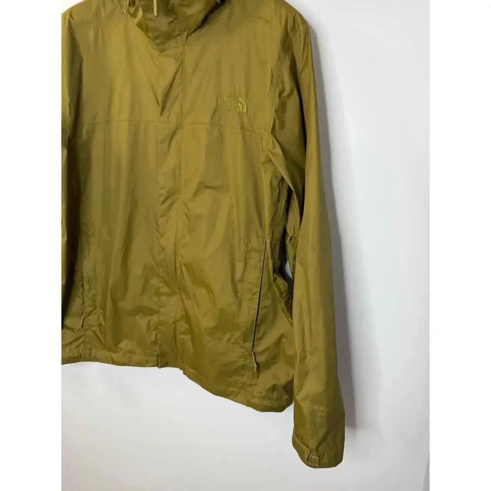 THE NORTH FACE Venture 2 Waterproof Hooded Rain Jacket Olive Men's XL